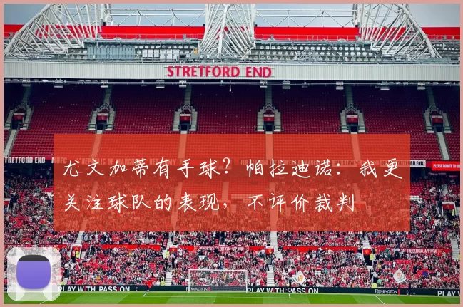 尤文加蒂有手球？帕拉迪诺：我更关注球队的表现，不评价裁判